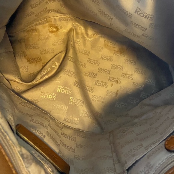 Michael Kors (Vintage) Hamilton, Purse, Tan - Picture 9 of 9